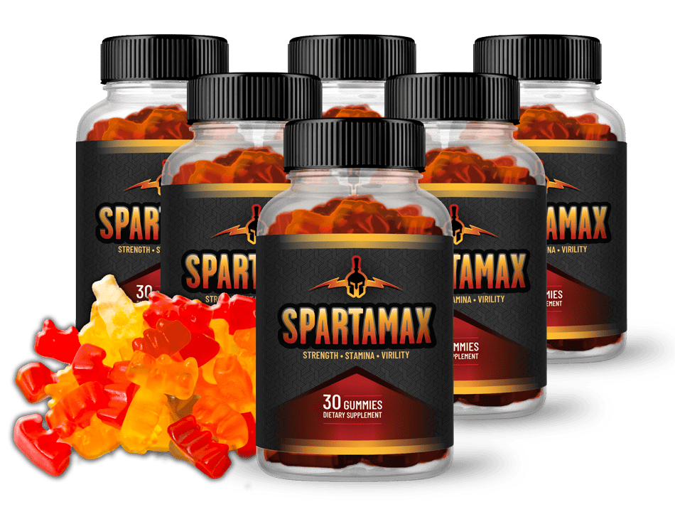 Spartamax male vitality gummies six bottle package